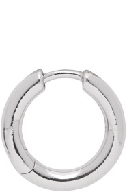 Maria Black - Silver Single Polo Huggie Earring