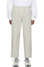 Stussy - Off-White Brushed Beach Trousers
