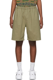 Stussy - Green Brushed Beach Shorts