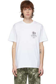 Stussy - ホワイト Jamaica World Tribe T シャツ