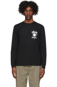 Stussy - Black 'High Desert' Long sleeve T-Shirt