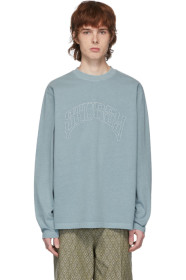 Stussy - Blue Arch Long Sleeve T-Shirt