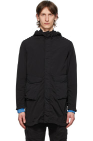 C.P. Company - Black Goggles Hooded Coat
