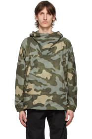 C.P. Company - Grey & Khaki Camo Lens Pullover Jacket