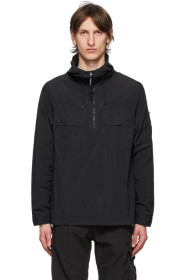 C.P. Company - Black Lens Hooded Pullover Jacket