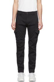 C.P. Company - Black Ergonomic Fit Cargo Pants