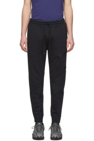 C.P. Company - Black Diagonal Fleece Lounge Pants