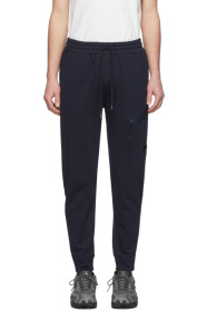 C.P. Company - Navy Diagonal Fleece Lounge Pants