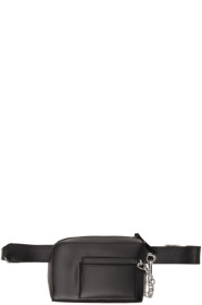 Dries Van Noten - Sac-ceinture en cuir noir