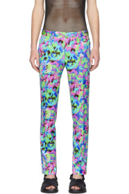 Dries Van Noten - Multicolor Floral Trousers