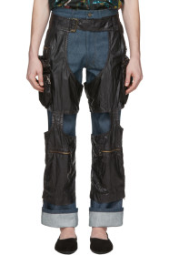 Dries Van Noten - Black Chaps Trousers