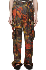 Dries Van Noten - Multicolor Floral Trousers