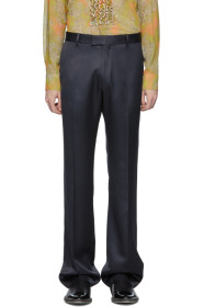 Dries Van Noten - Navy Prowse Trousers