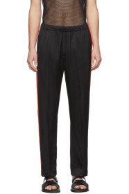 Dries Van Noten - Black & Red Drawstring Trousers