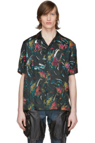 Dries Van Noten - Black Floral Shirt