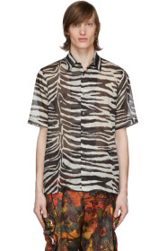 Dries Van Noten - Black & White Zebra Shirt