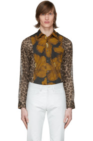 Dries Van Noten - Multicolor Animal & Floral Print Shirt