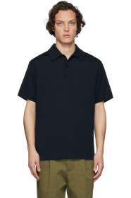Dries Van Noten - Navy Pocket Polo