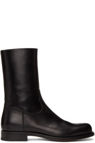 Dries Van Noten - Black Half Boots