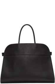 The Row - Black Margaux Top Handle Bag