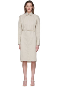 The Row - Grey Cotton Sonia Dress