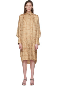 The Row - Brown Silk Sonia Dress