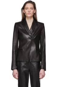 The Row - Black Emi Leather Jacket