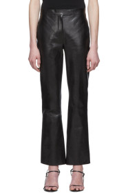 The Row - Black Jonell Leather Pants