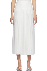 The Row - White Magdita Skirt