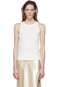 The Row - White Frankie Tank Top