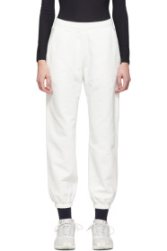 GR-Uniforma - Pantalon de survêtement en jersey bouclette blanc cassé