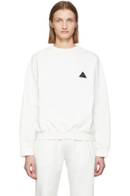 GR-Uniforma - Pull molletonné à manches raglan blanc cassé