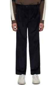 GR-Uniforma - Pantalon en velours côtelé bleu marine