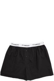 GR-Uniforma - Boxer en popeline de coton noir