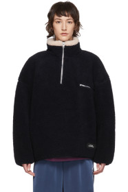Rassvet - Navy Wool Fleece Sweater