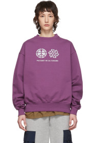 Rassvet - Purple Reflective Logo Sweatshirt