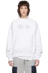 Rassvet - White Reflective Print Sweatshirt