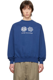 Rassvet - Blue Reflective Logo Sweatshirt