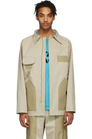 Nicholas Daley - Tan Twill Hunting Jacket
