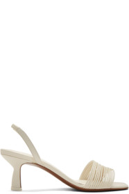 NEOUS - Off-White Rossi 55 Slingback Heeled Sandals