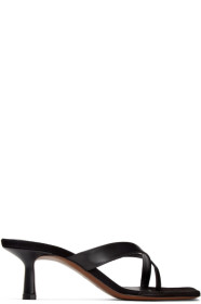 NEOUS - Black Florae 55MM Heeled Sandals