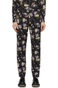 Davi Paris - Black Adeline Print Trousers