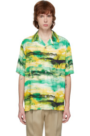 Davi Paris - Yellow & Green Quai Short Sleeve Shirt