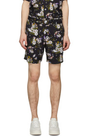 Davi Paris - Black Adeline Print Shorts