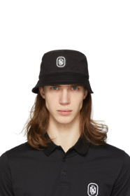 Neil Barrett - Black Logo Bucket Hat