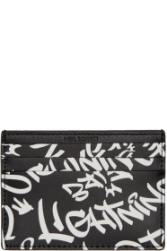 Neil Barrett - Black Grafitti Card Holder