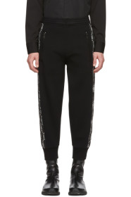 Neil Barrett - Black New Monogram Lounge Pants