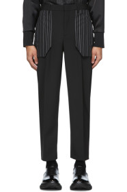 Neil Barrett - Navy & Black Outside Pocket Trousers