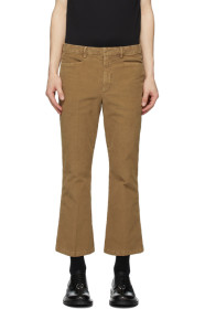 Neil Barrett - Tan Flared Trousers