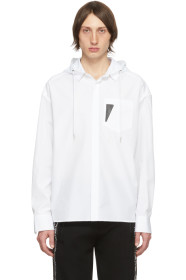 Neil Barrett - White Hooded Shirt